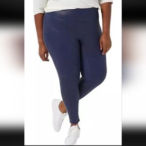NWOT All Worthy Navy Leggings XL Petite
